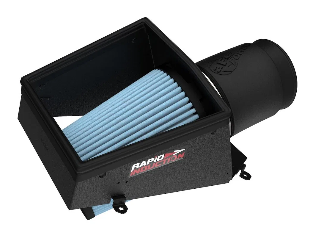 52-10021V – AFE Cold Air Intake, Black Plastic Tube D2 Dura-Dry Air Filter With Heat Shield